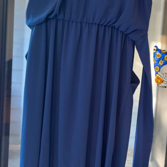 MM Lafleur Hailey Wrap Dress in Cerulean - Picture 3 of 8